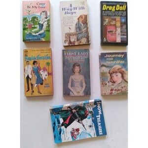 Vintage Paperback Book Lot Romance Adventure Drama 60's  {16}